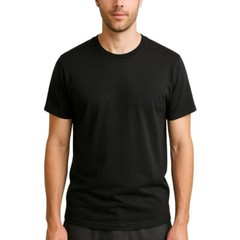 ALFANI 3 Pack Black 100% Cotton Regular Fit Crew Neck T-Shirt Small (Out of Box)