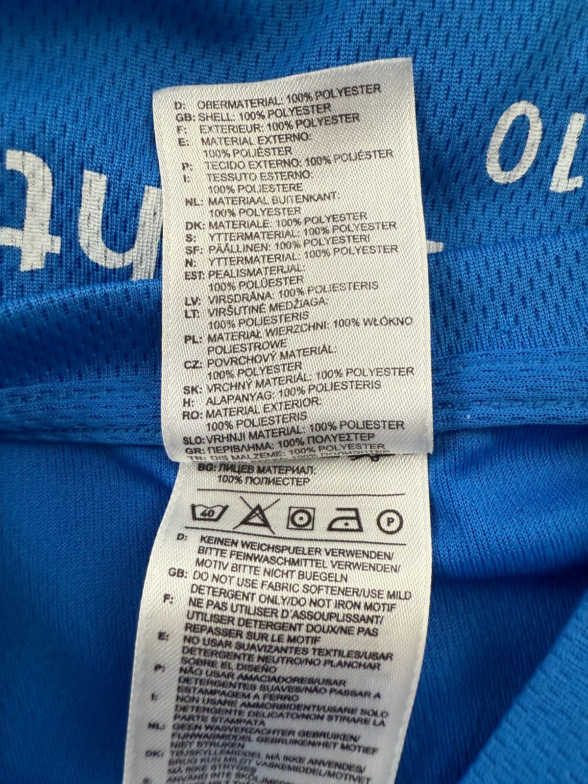 Adidas Vattenfall City Nacht 2010 Blue Running Shirt Mens XS Polyester 34-36 in gallery