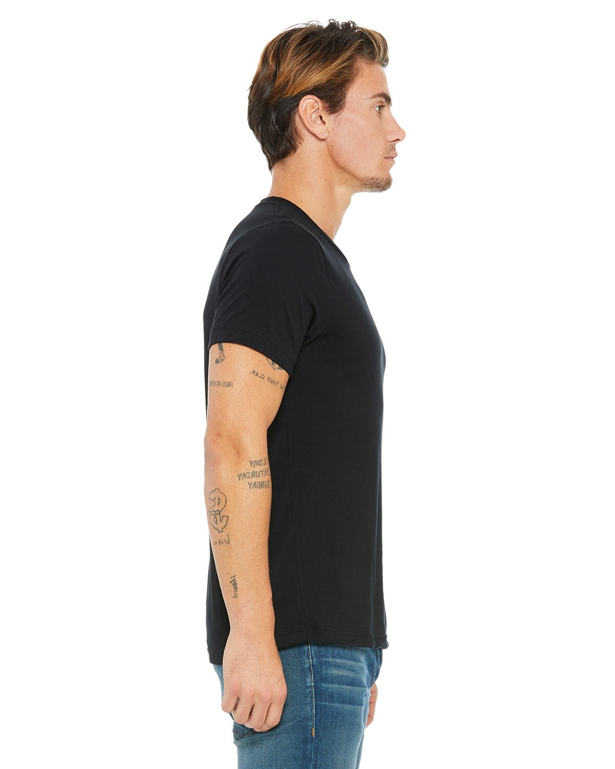 Bella + Canvas 3001C 4XL Black Cotton Jersey Tee Unisex Tshirt For Men and Women gallery