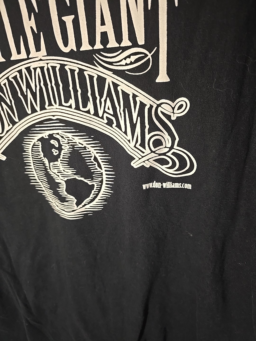 Don Williams Gentle Giant T-Shirt Vintage Country Music, Size L gallery