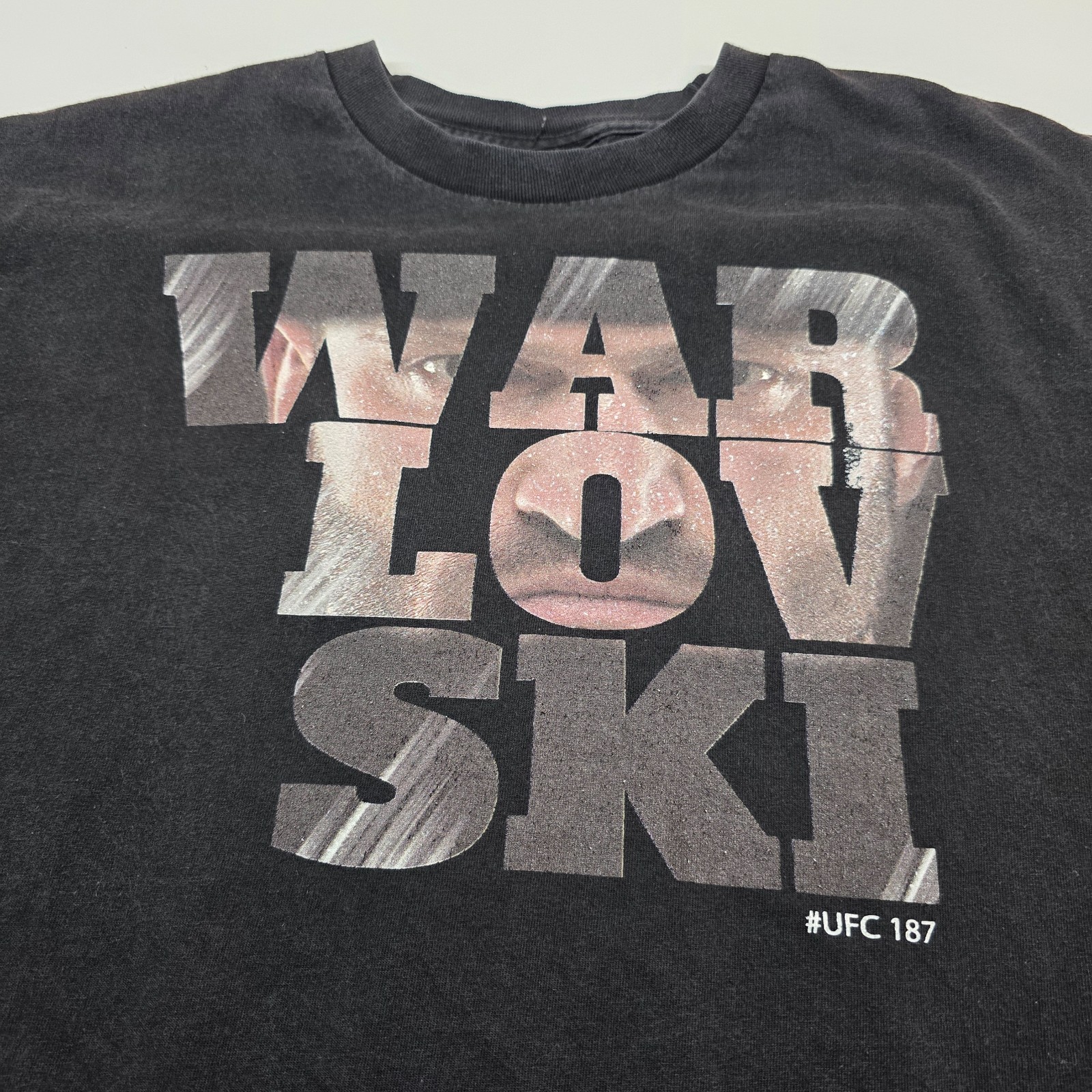 VTG Famous Stars And Strap UFC 187 Andrei Arlovski T Shirt Men XL Fade WARLOVSKI gallery