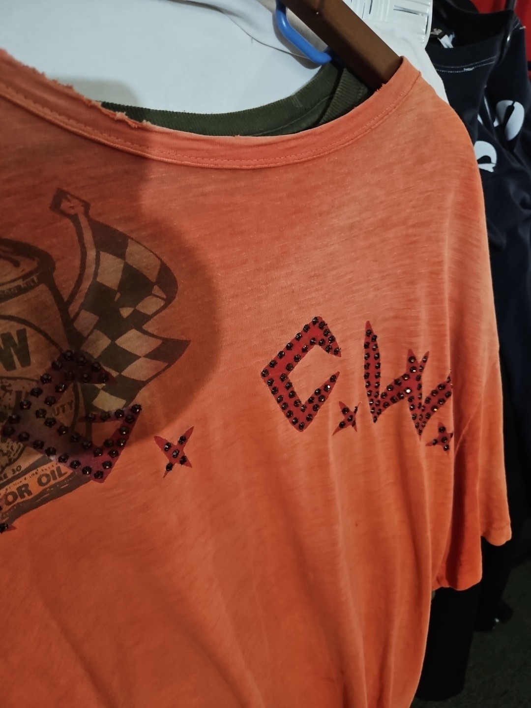 The Great China Wall 2XL VINTAGE AUTHENTIC SWAROVSKI Crystals Men’s MOTOR CITY gallery