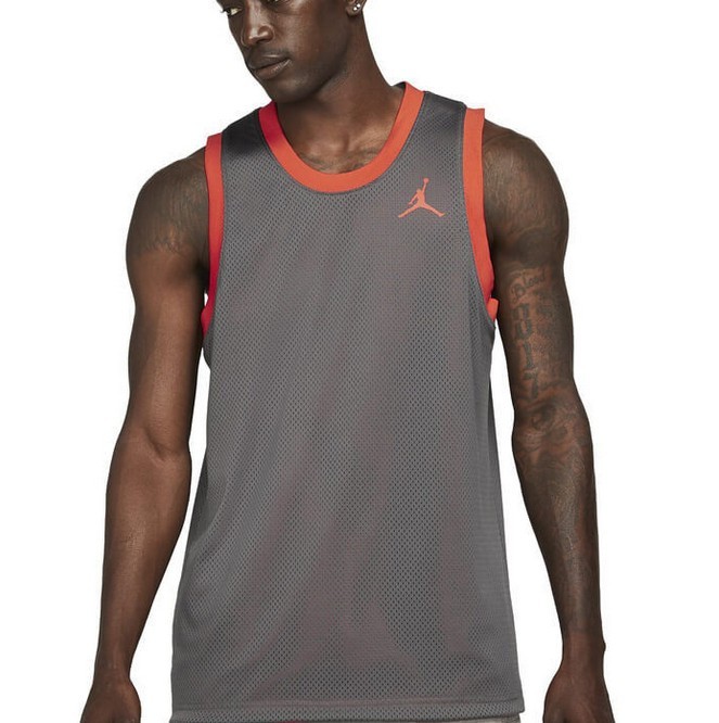 Jordan DNA Mens Reversible Tank Orange Gray Jersey Top Tee DA7234-803 | Size XL gallery