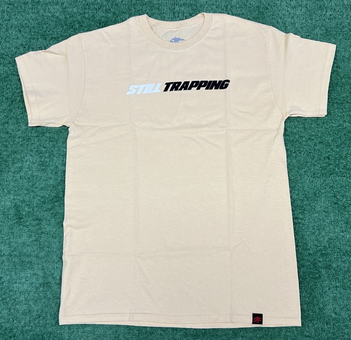Still Trapping Lil Durk Merchandise OTF Tag Men Size Medium Yellow Rapper Music