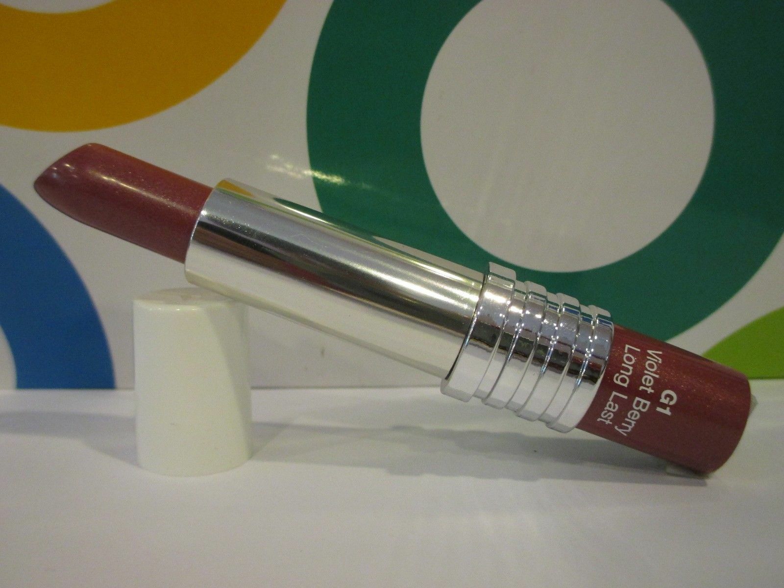 CLINIQUE ~ LONG LAST LIPSTICK ~ # G1 VIOLET BERRY ~ 0.14 OZ TESTER CASE / NO BOX