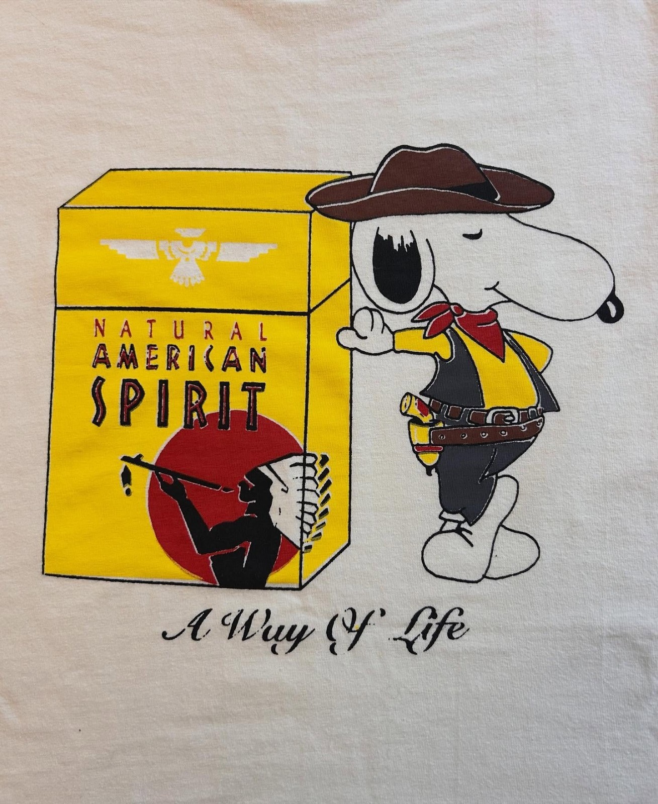 NATURAL AMERICAN SPIRIT CIGARETTE PACK X SN00PY FUNNY T-SHIRT S-5XL gallery