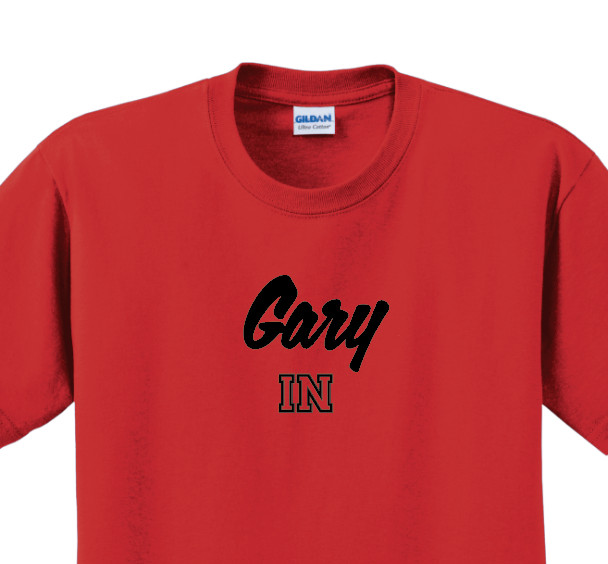 Gary, Indiana State T-Shirt Short Sleeve Graphic Tee Unisex apparel gallery