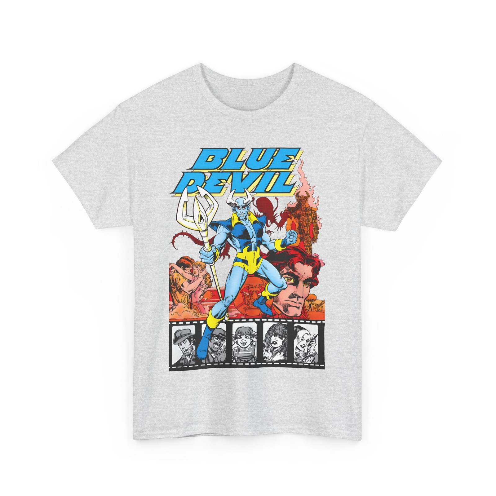 Blue Devil T-Shirt - DC Comics 1984 - Paris Cullins - Dan Cassidy - Retro Hero gallery