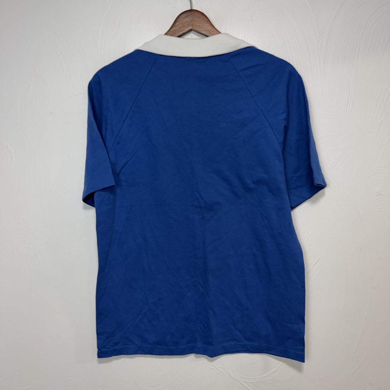 VTG Augusta Sportswear Men's Blue Short Sleeve Collared Shirt Top Sz Medium USA gallery
