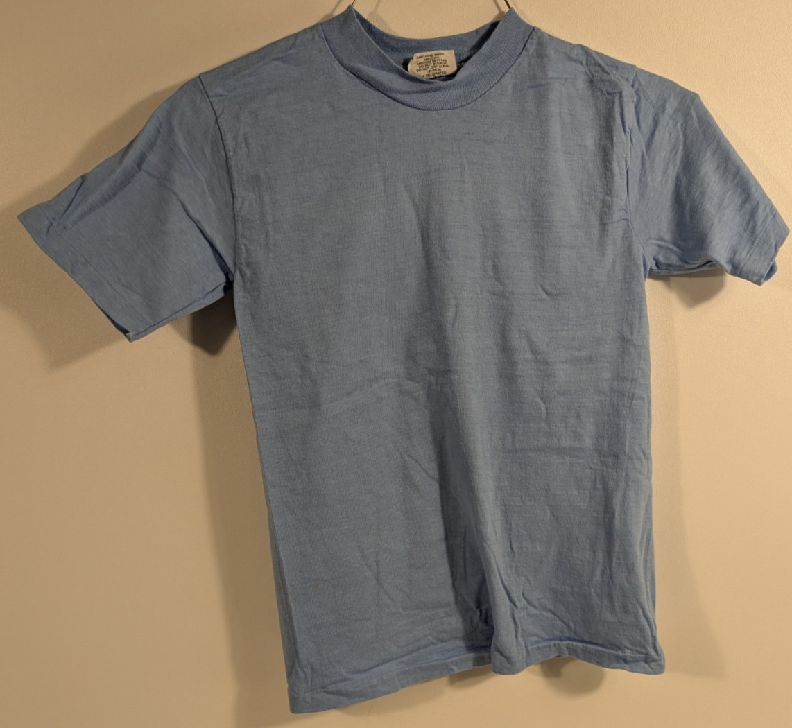 Hanes Beefy-T Cotton Plain Crew Neck Short Sleeves Adult T-Shirt 5180 Light Blue gallery