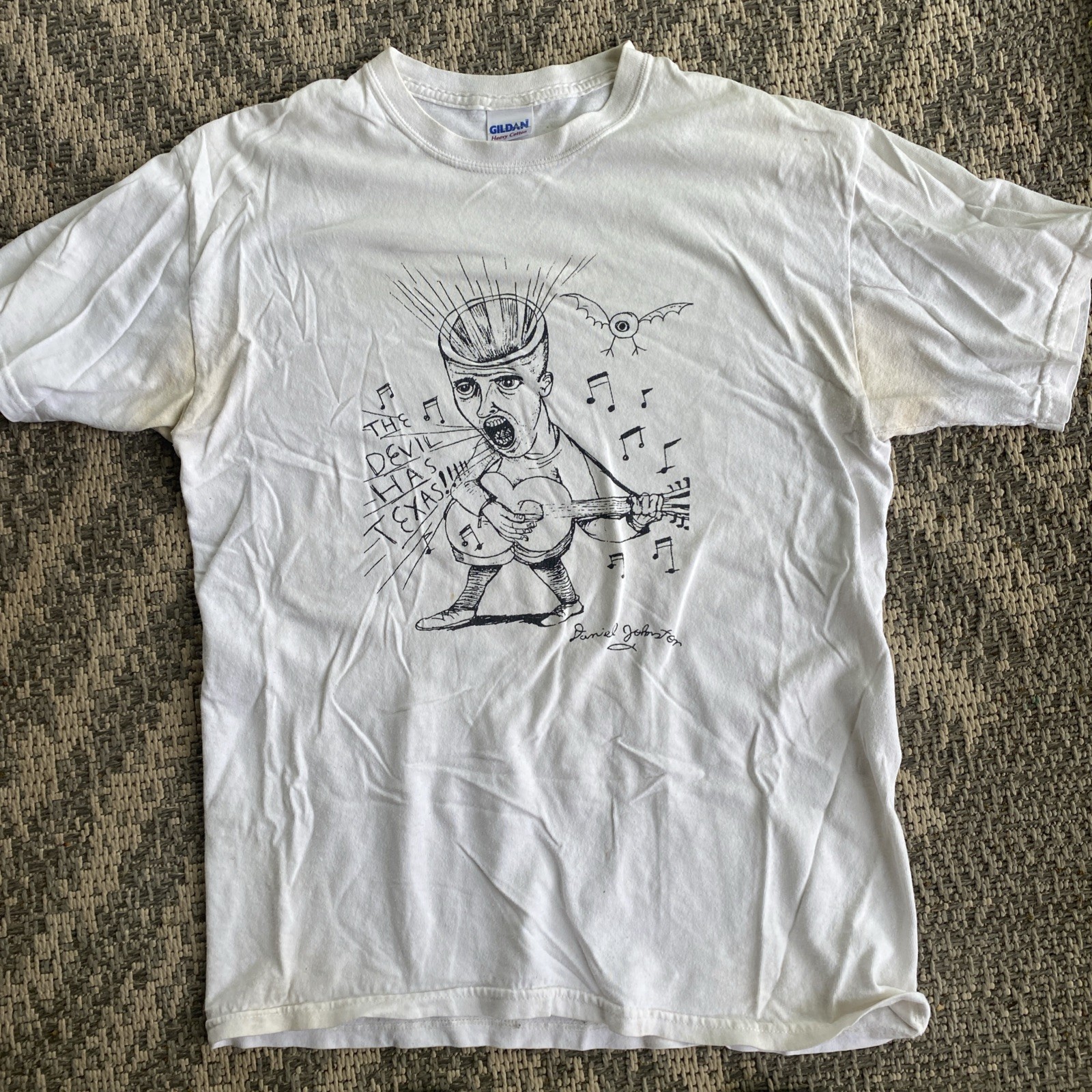 2002 Daniel Johnston The Devil Has Texas Men’s Medium gallery