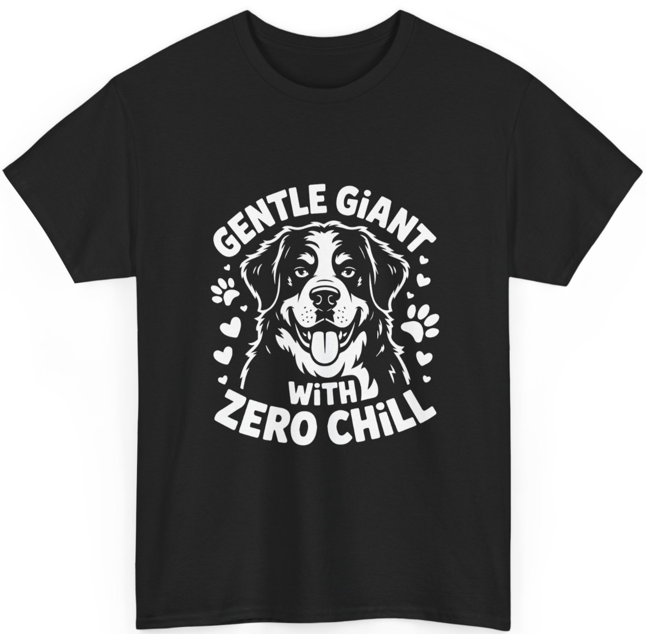 Gentle Giant Zero Chill Funny Dog Shirt Big Dog T Shirt Gift Pet Lover Tee gallery