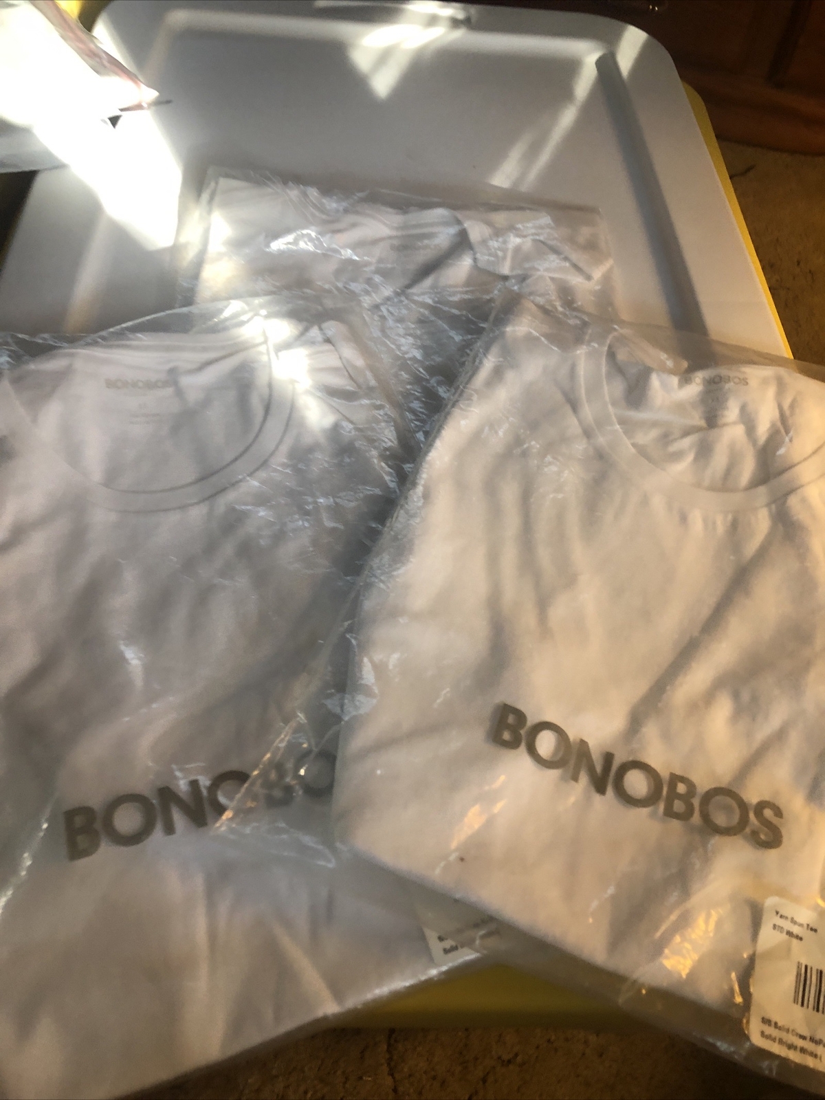 Lot Of 3 Bonobos T-Shirts Xs Standard Fit. Retail $25 Each