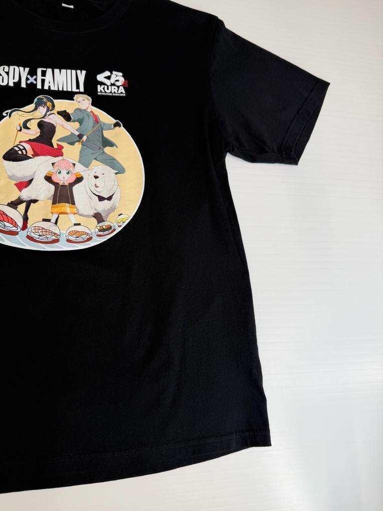 SpyxFamily Shirt Men Large Collab Kura Sushi Logo Collect Work Party Gym Core Ex gallery