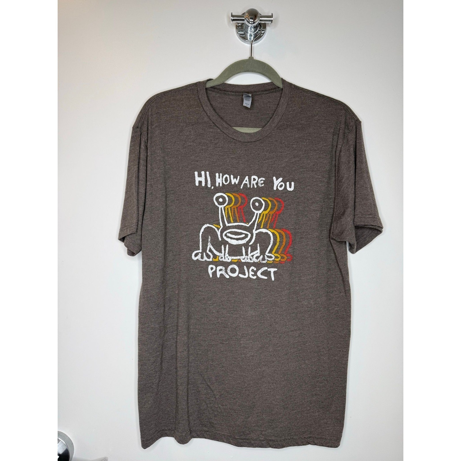 Hi, How Are You Project T Shirt Large Brown Daniel Johnston Graphic Tee 90s Y2K gallery