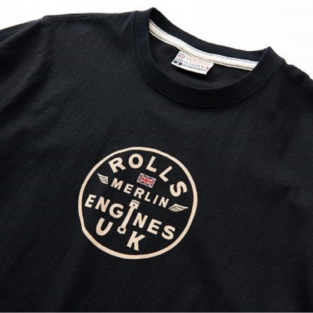 Red Canoe Rolls Royce Merlin T-Shirt - Black gallery