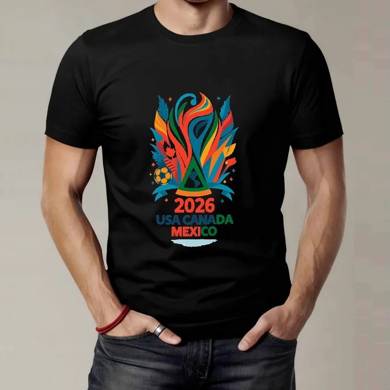 World Cup 2026 USA CANADA MEXICO Graphic Unisex T-Shirt SIZE S-5XL gallery