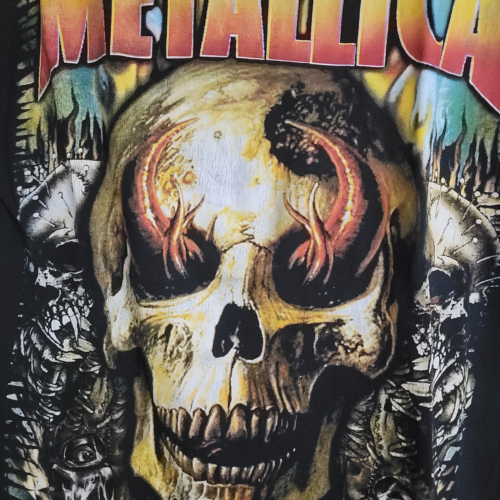 Vintage Metallica Mexican Boot Rock Revolution Revolucion Cut Sleeves T-shirt gallery