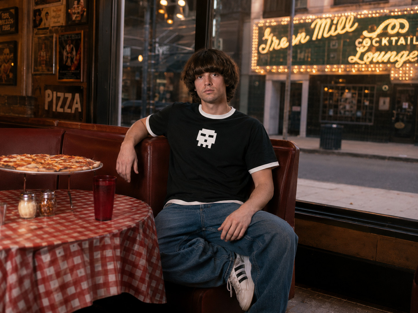 Ringer T-Shirt Costumes Heart Skull SARS Guitar 4.5 Scott Pilgrim Shirts 4 1/2 gallery