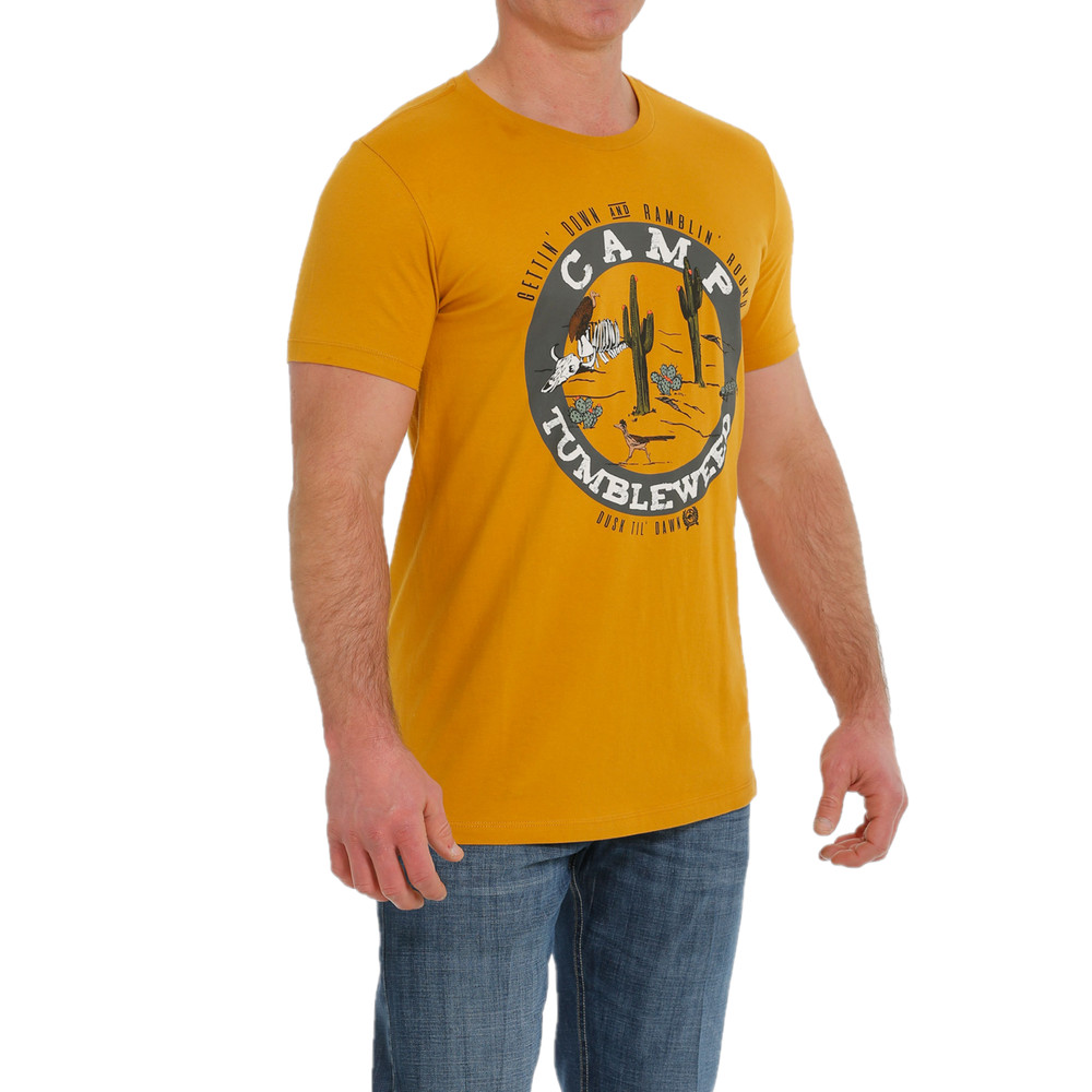 Cinch® Men’s Camp Tumbleweed Gold Graphic T-Shirt MTT1690565