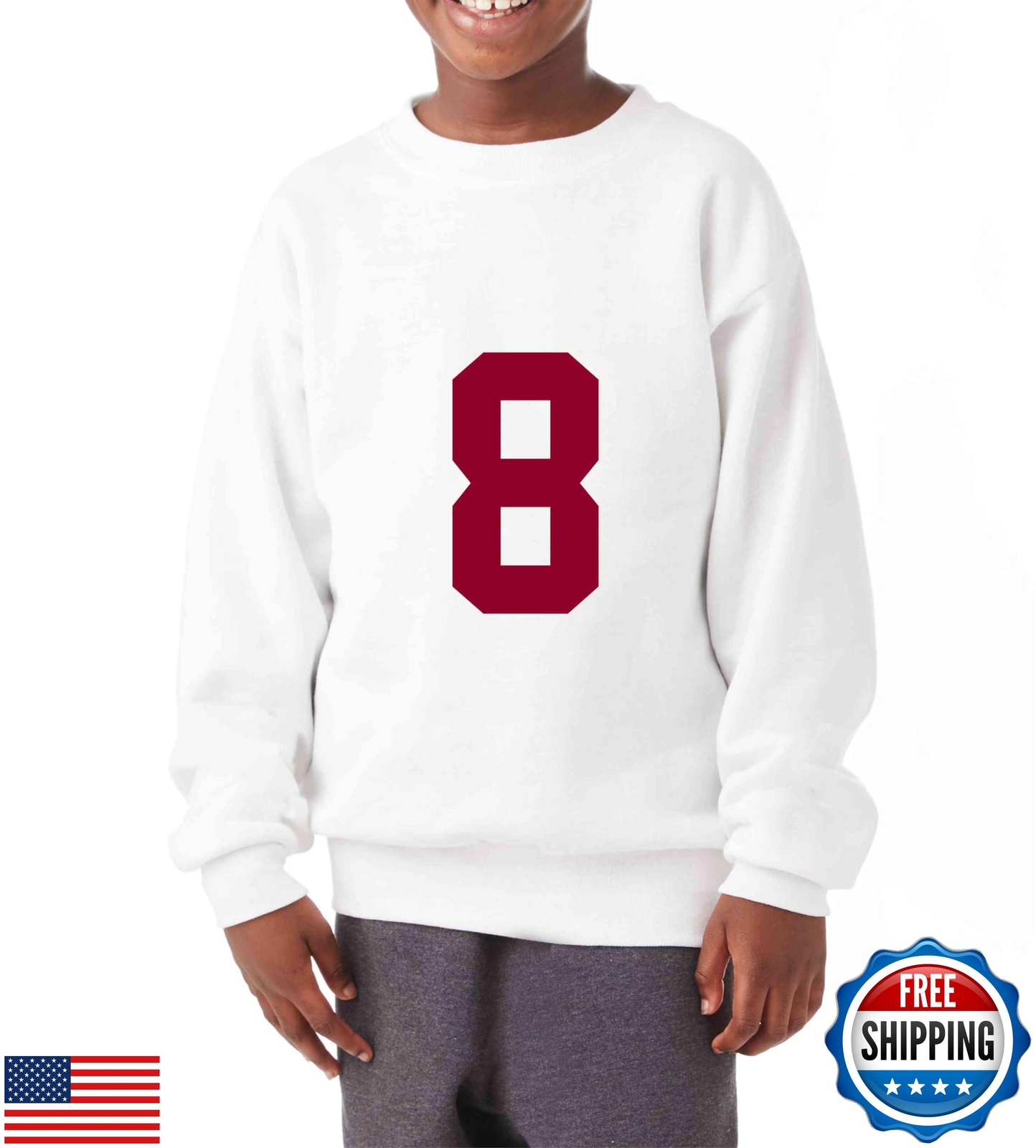 Numbers Kit(0-9),6" Tall for Sports T-Shirt Jersey Football Baseball,Iron On, gallery