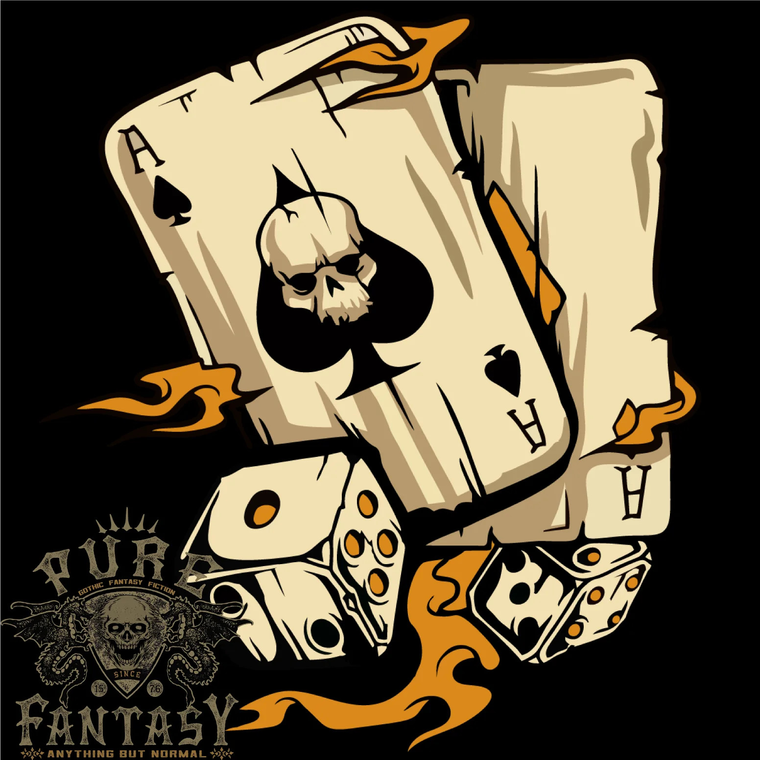 Skull Ace of Spades Heavy Metal Rock Music Mens T-Shirt 100% Cotton