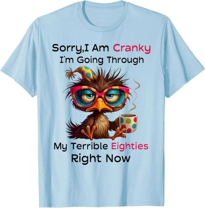 Sorry I Am Cranky I'm Going Through My Terrible Eighties T-Shirt 1 gallery