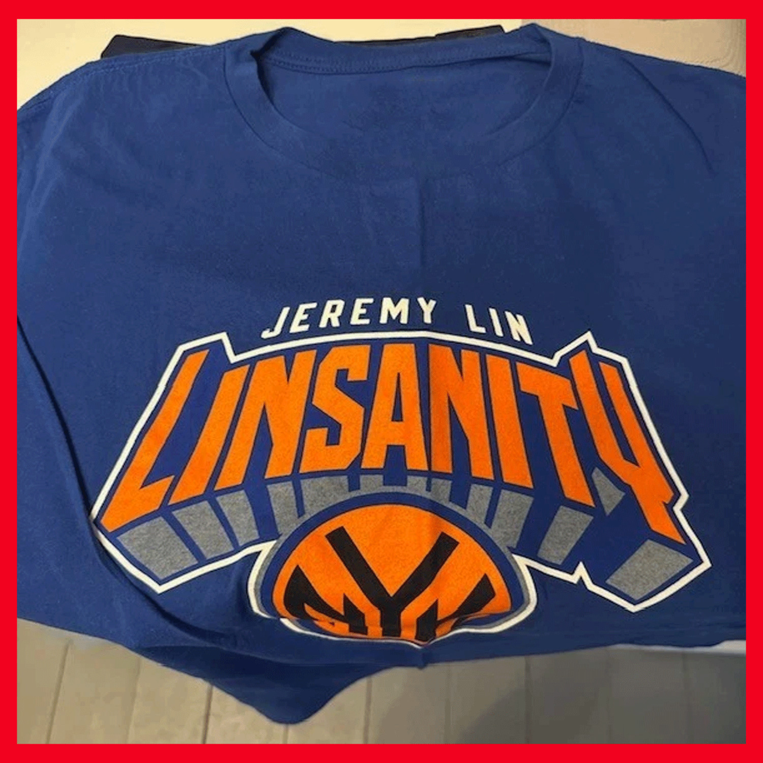 HOT!!! New York Knick$ Jeremy Lin #17 T-Shirt All Size Print Gildan gallery