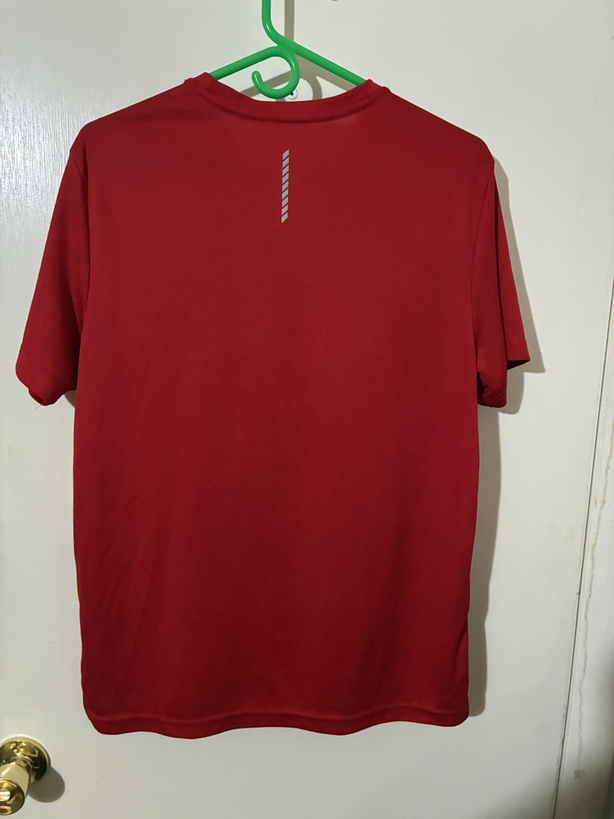 Athletic Works DriWorks Adult Medium (38-40) Red 100% Polyester T-Shirt gallery