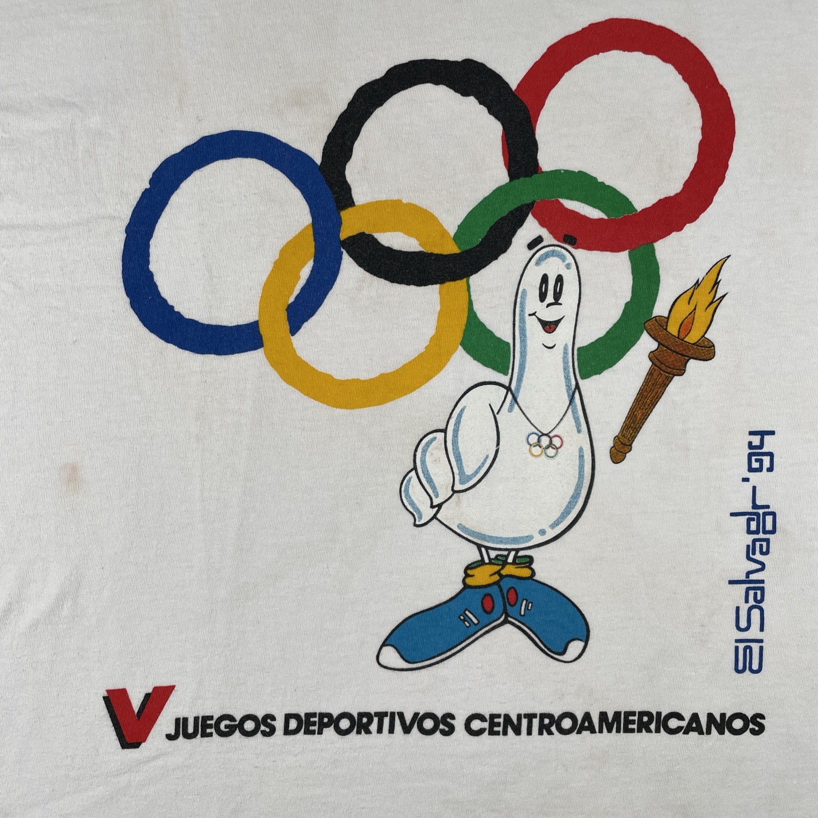 Vintage St. Jacks XL El Salvador Olympics Team 1994 Made In El Salvador Cotton gallery