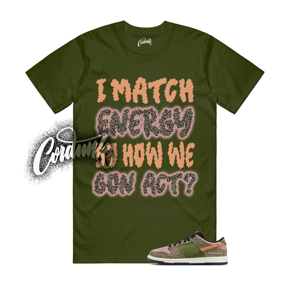 Dunk Recreational Use Khaki Amber Brown Rust Pink Green Rec T Shirt Match MATCH