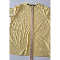 VRST Tech Performance Tee Mens Medium Bright Yellow Short Sleeve T-Shirt