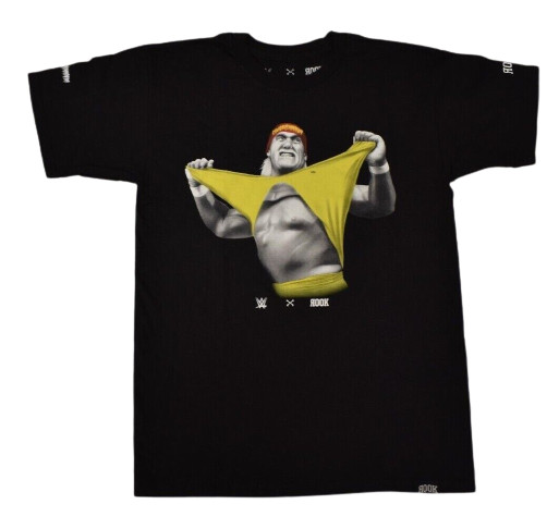 WWE + Rook Mens Hulk Hogan Hulkamania Wrestling Classic Graphic Shirt NWT S-2XL gallery