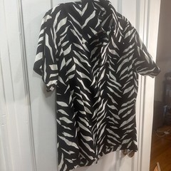 Attractions Japan Zebra 40’s 50’s Loop Collar Wearmasters Sold Out Size 42