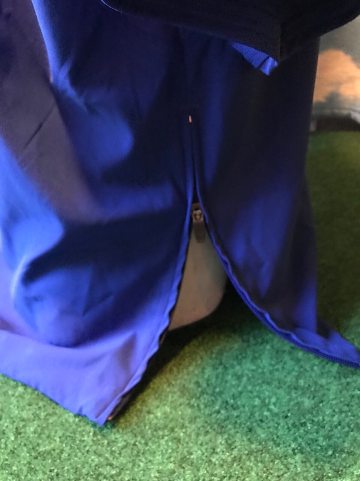 UA under armour hat shirt blue armor 1/4 zip large T-Shirt polyester jacket C11 gallery