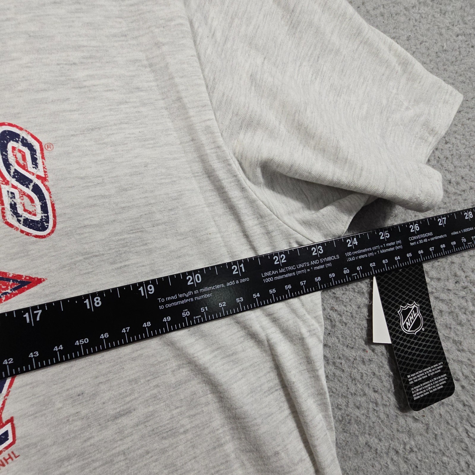 NHL Columbus Blue Jackets Hockey T Shirt Mens XL Gray Casual Ohio Distressed NWT gallery