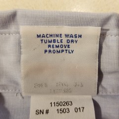 NWT DSCP Wings Collection Military Short Sleeve Button Up Shirt Blue Size 17.5