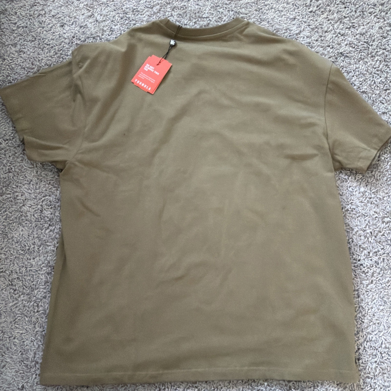 YoungLA Essential Drop Shoulder TeeOlive Green Size Medium (Brand New with Tags) gallery