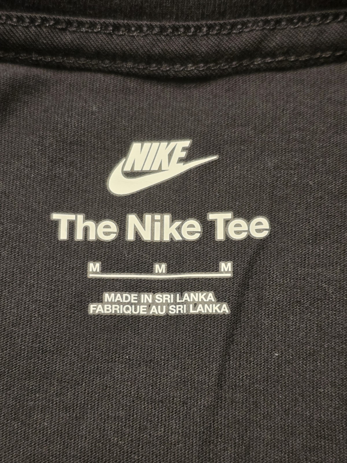 Nike The Nike Tee Men's Black Graphic Logo Crew Neck Short Sleeve T-Shirt M gallery