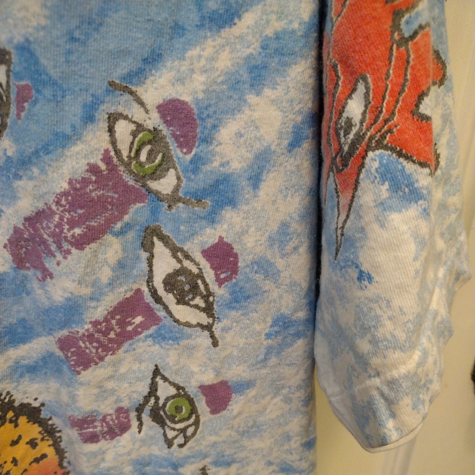 THE CURE Vintage 1992 Single Stitch AOP Tour Tshirt Double Sided Wild Oats Tag gallery