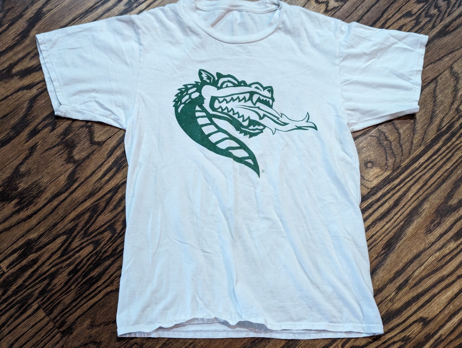Vtg UAB Blazers SHIRT (Small) Sunkist Birmingham Alabama Dragon White