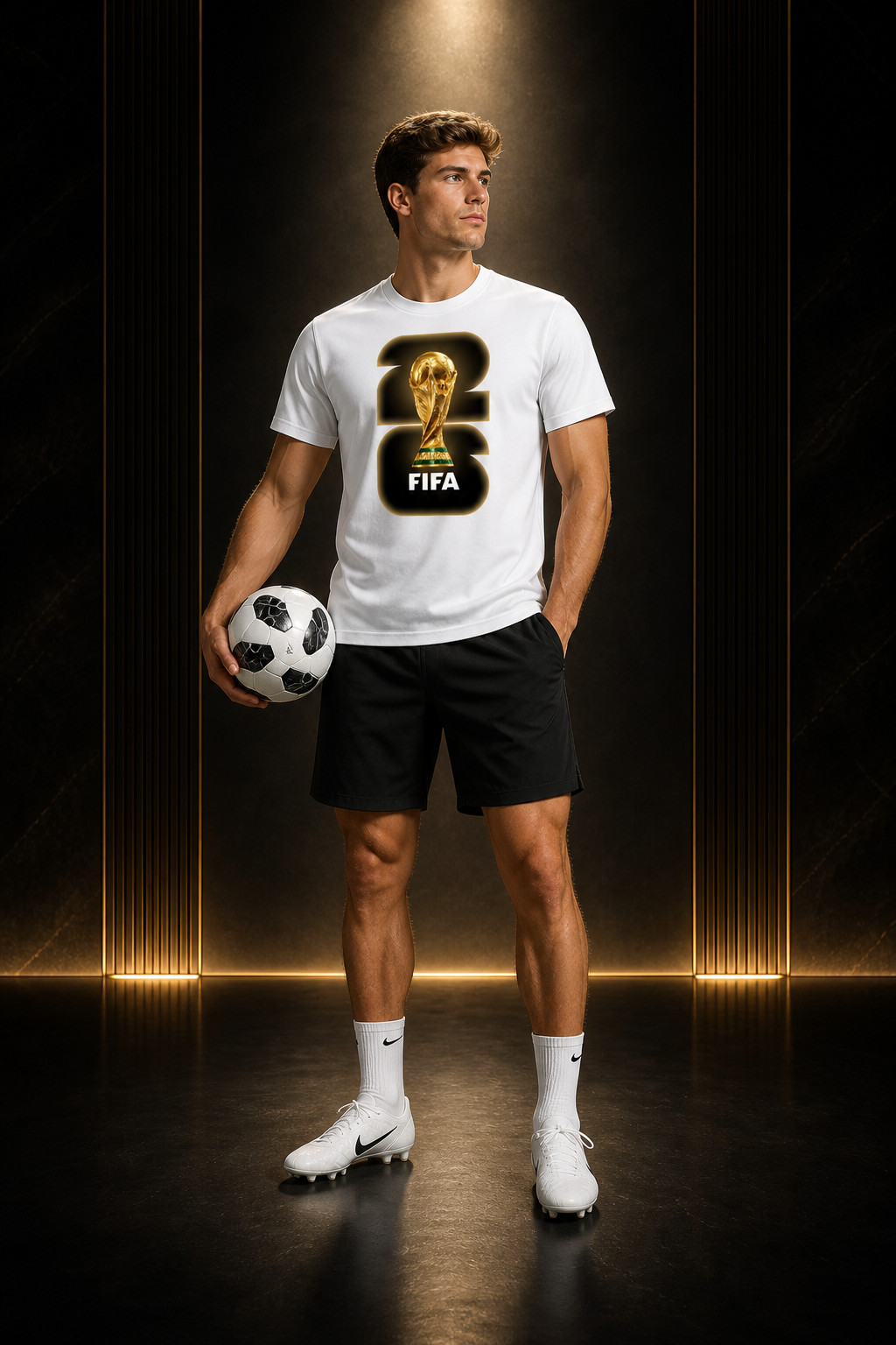FIFA World Cup 2026 Unisex Cotton T-Shirt Soccer Fan Graphic Tee Casual Top gallery