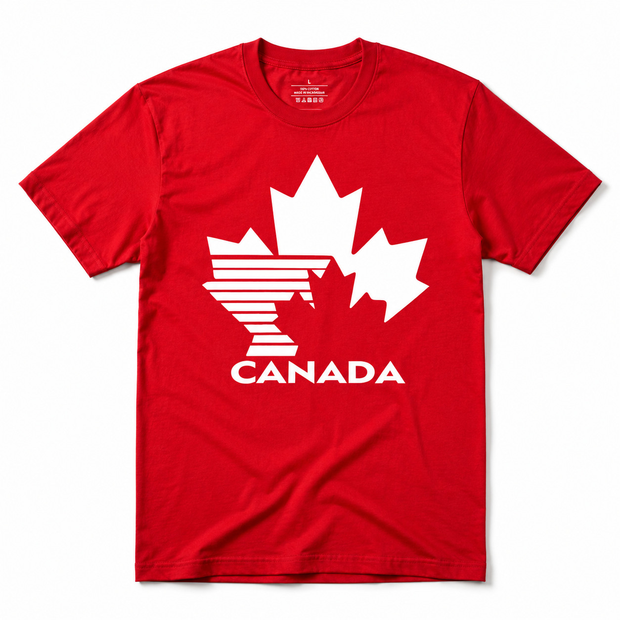 Canada Maple Leaf Graphic T-Shirt Canadian Pride Flag Style Casual Tee gallery