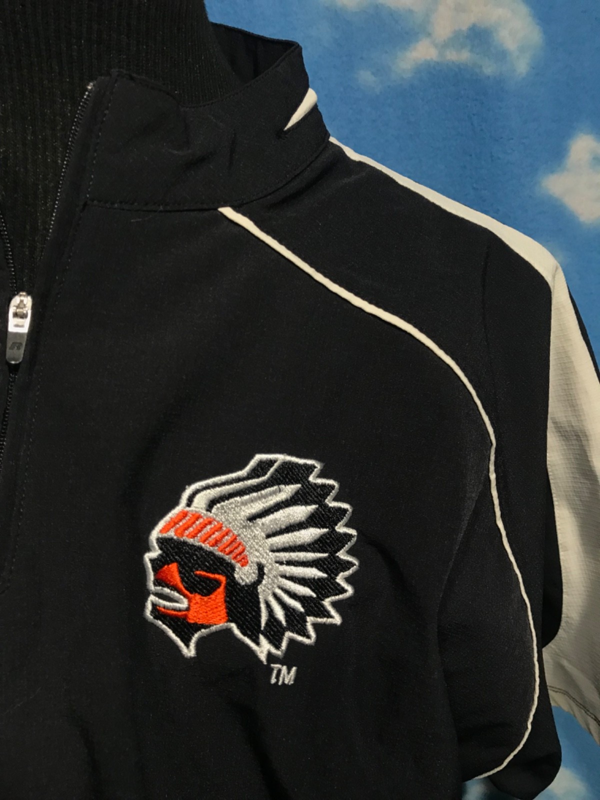 Brother Rice Warriors jacket 1/4 zip short sleeve shirt sweatshirt Large L C18 gallery