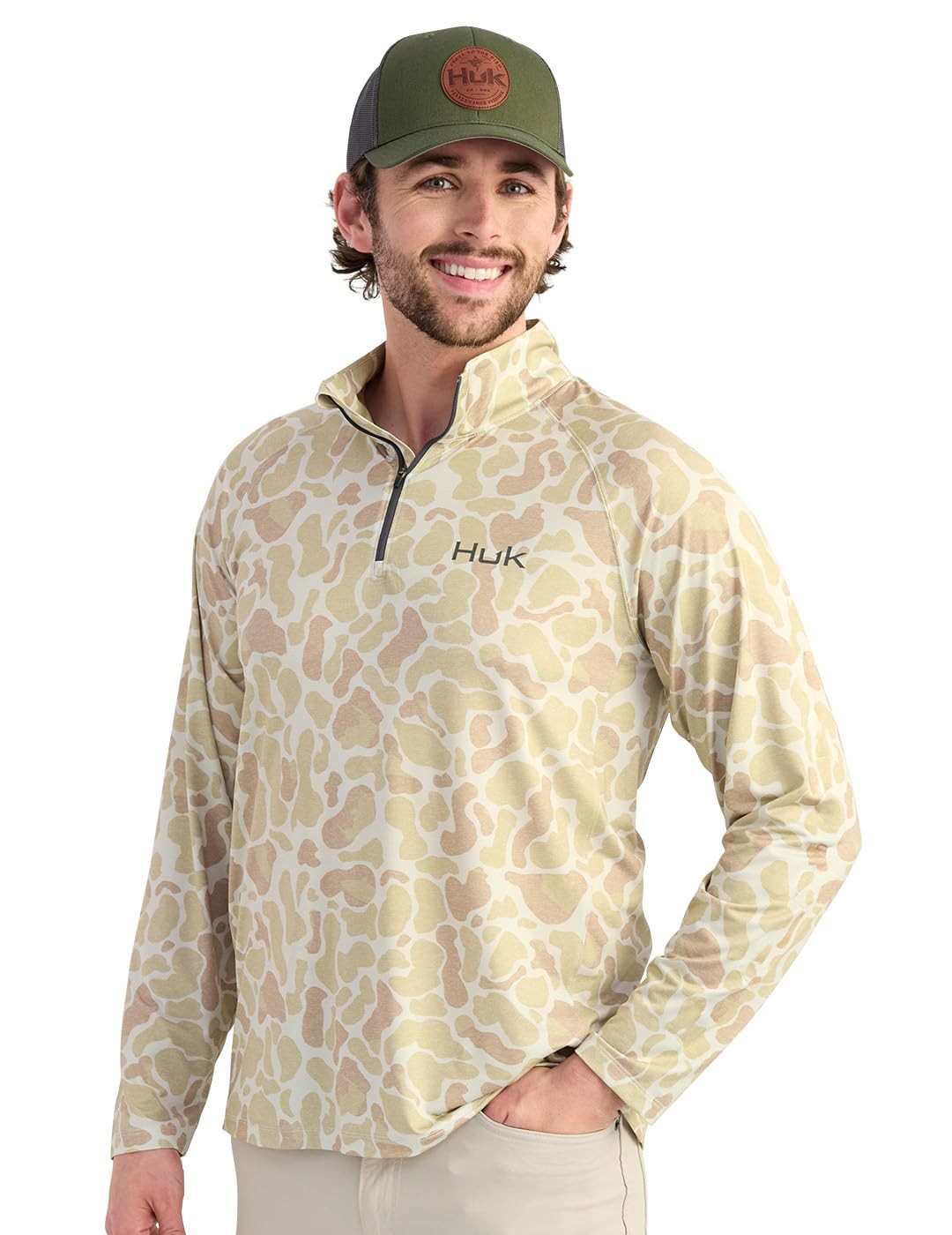 Mens Airweight 1/4 Zip, Lightweight Performance Long Sleeve Pullover with UPF…