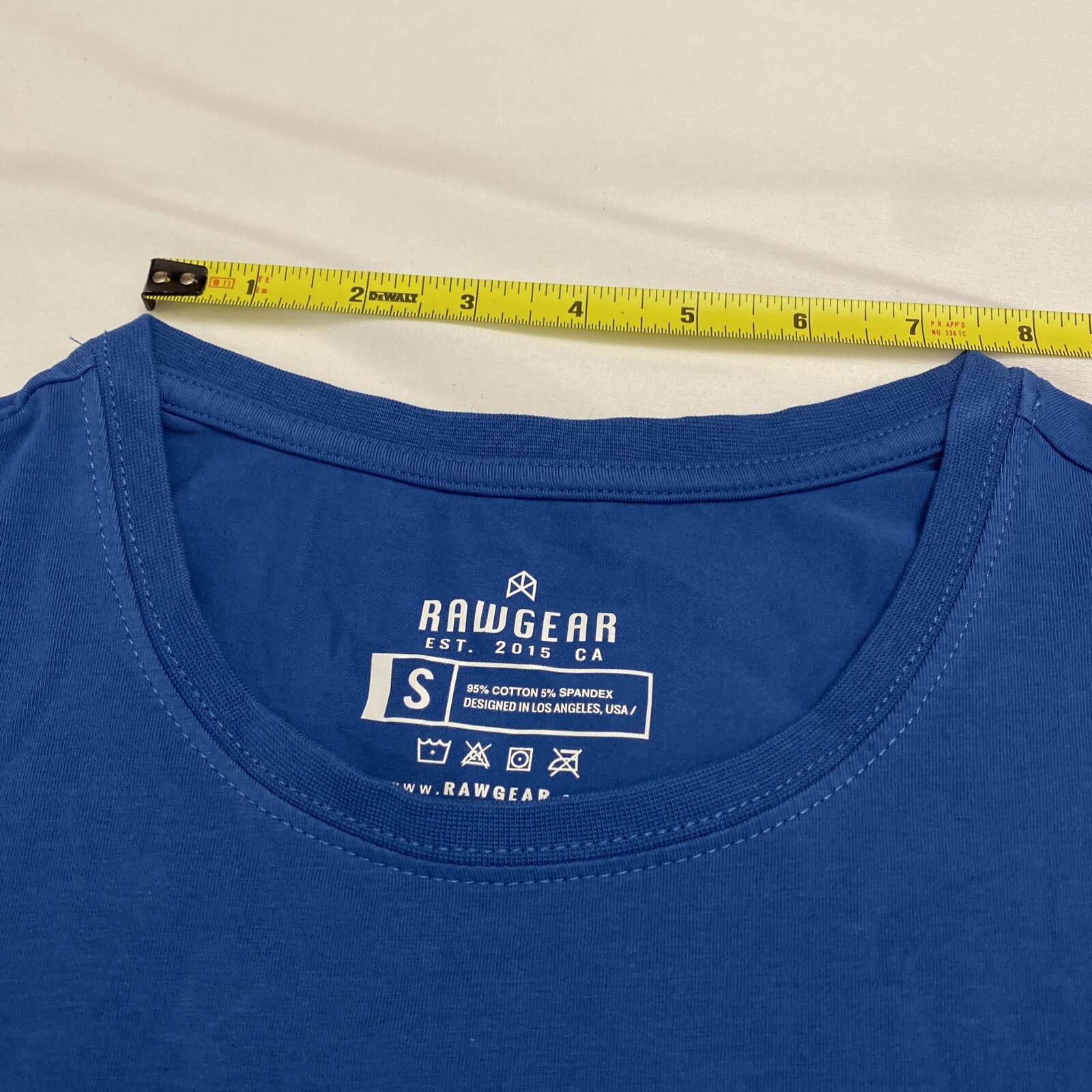 RAW GEAR MEN'S ESSENTIAL ZOO TEE SIZE SMALL BLUE gallery