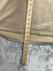 Condor Pullover Mens L Brown Tan Tactical Grid Fleece 1/4 Zip Base Layer Shirt