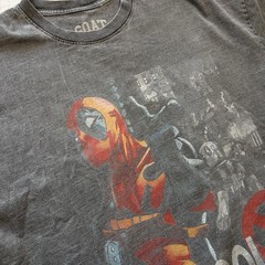 Marvel Deadpool x Goat Crew T-shirt Men XL Oversized Heavyweight Vintage Black
