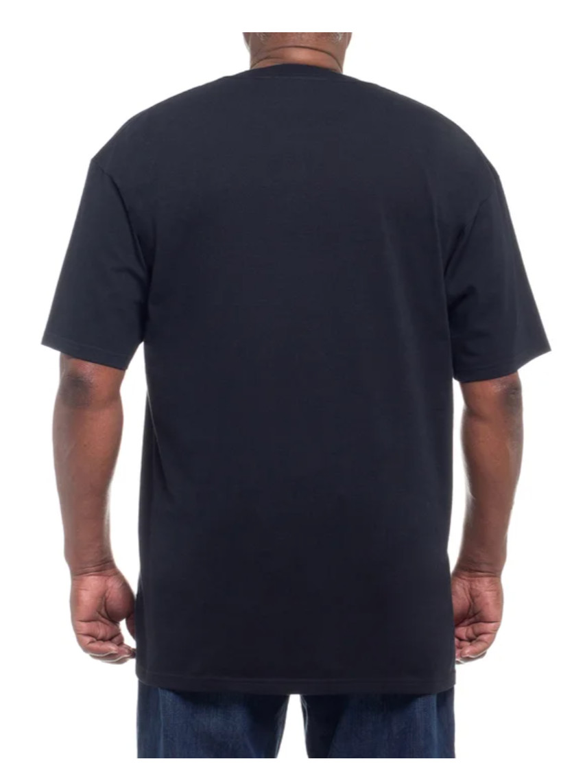 Kirkland Signature Men’s Heavyweight Crew Neck Tee, 6-pack Cotton White Black* gallery