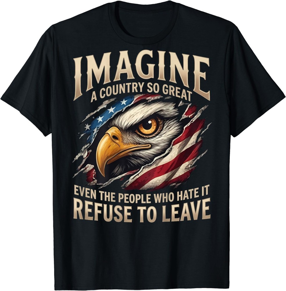 (ON Back) Retro Imagine A Country So Great Even The People T-Shirt